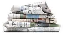 Rassegna Stampa Pila di giornali